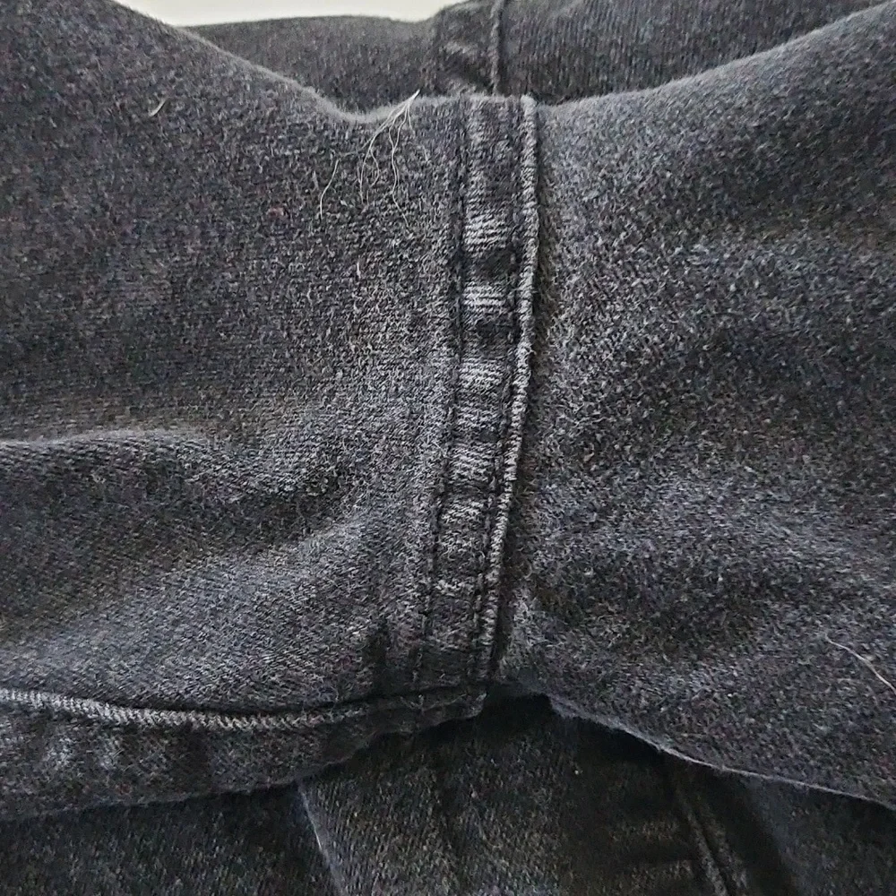 SHEIN Black Denim Joggers with Elastic Waist and Hems